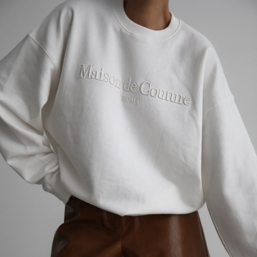 Cotton Sweatshirt Oversized sweater High quality Korean Brand - Picture 3 of 8